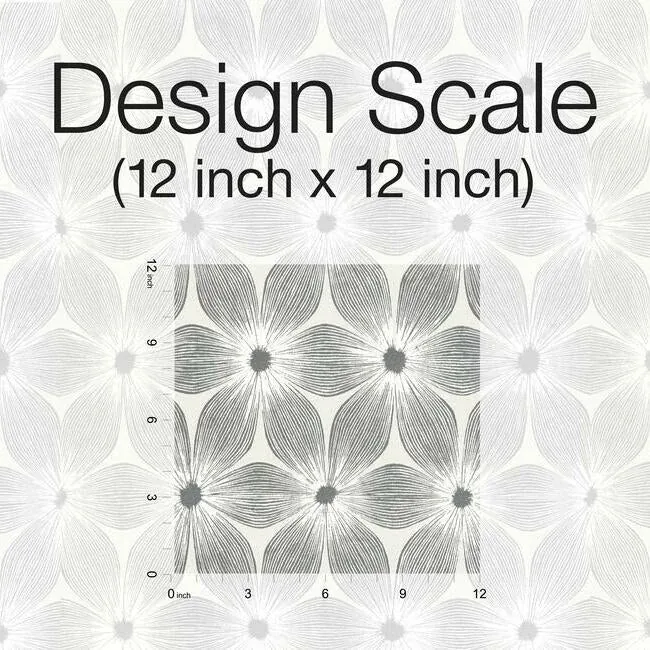 York Designer Series Everlasting White & Silver Wallpaper - SKU CI2302