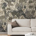 York Designer Series Falling Waters Neutral Scenic Wallpaper - SKU VR1555