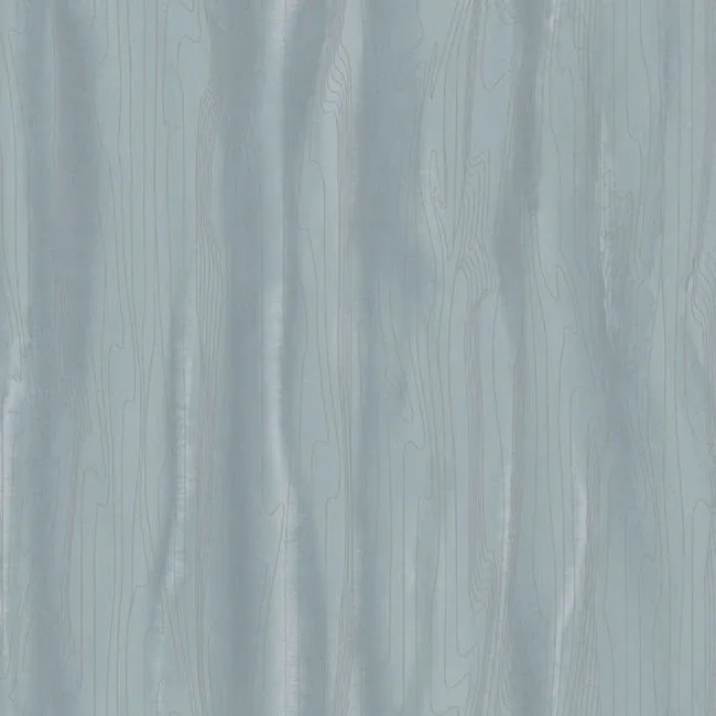 York Designer Series Fantasy Faux Bois Blue & Silver Wallpaper - SKU DT5031