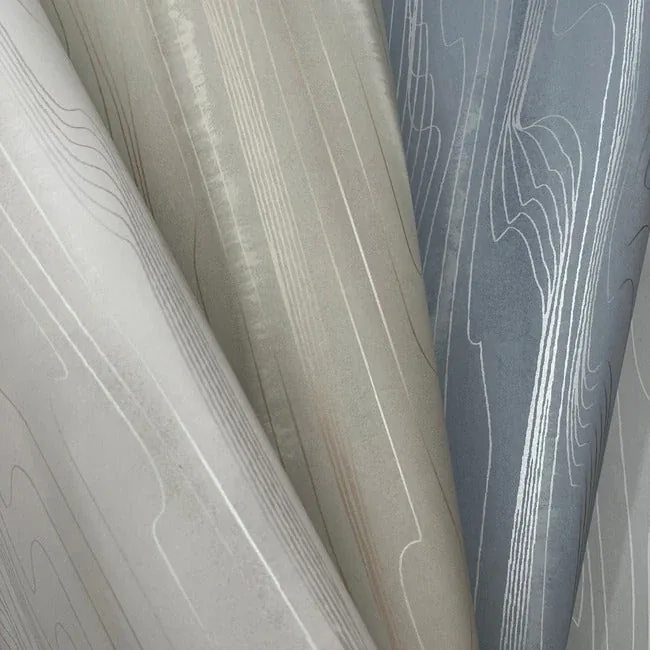 York Designer Series Fantasy Faux Bois Taupe & Gold Wallpaper - SKU DT5032
