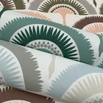 York Designer Series Feather & Fringe Cream & Blue Wallpaper - SKU BO6643