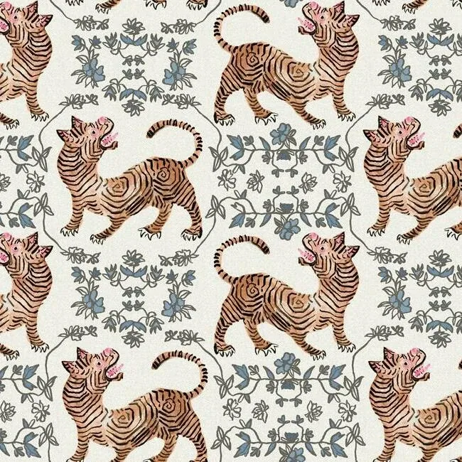 York Designer Series Ferrandi Blue Wallpaper - SKU CH1421