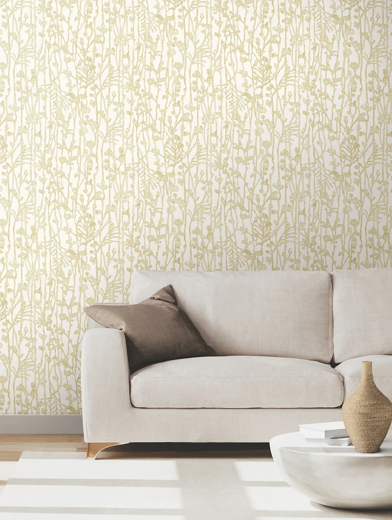 York Designer Series Filigree Gold Abstract Wallpaper - SKU VR1560