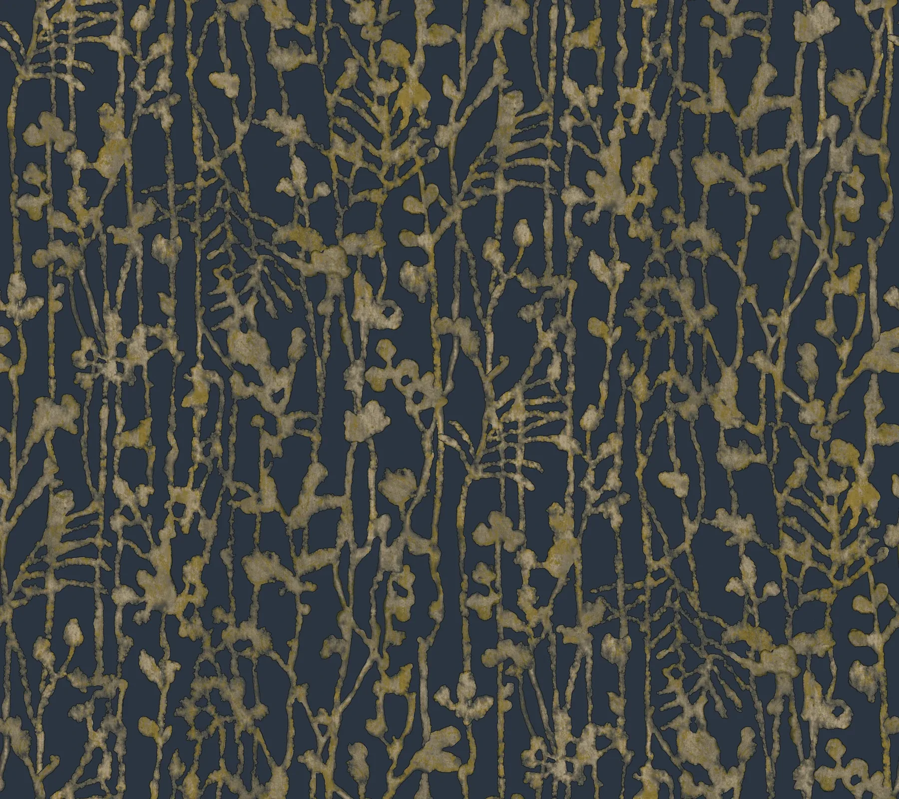 VR1561 | Filigree Navy Abstract Wallpaper