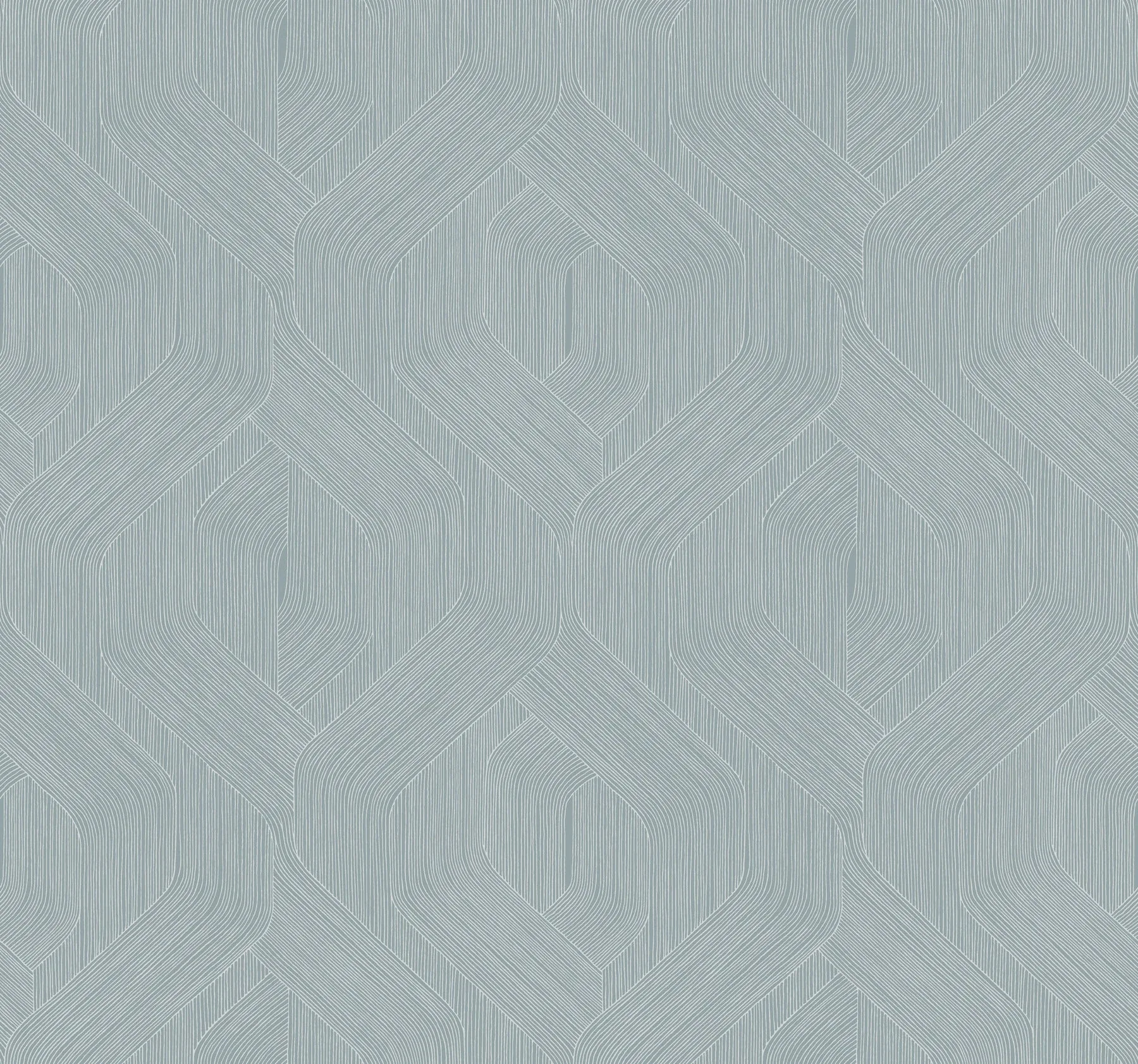 NT6194 | Fine Line Blue Geometric Wallpaper