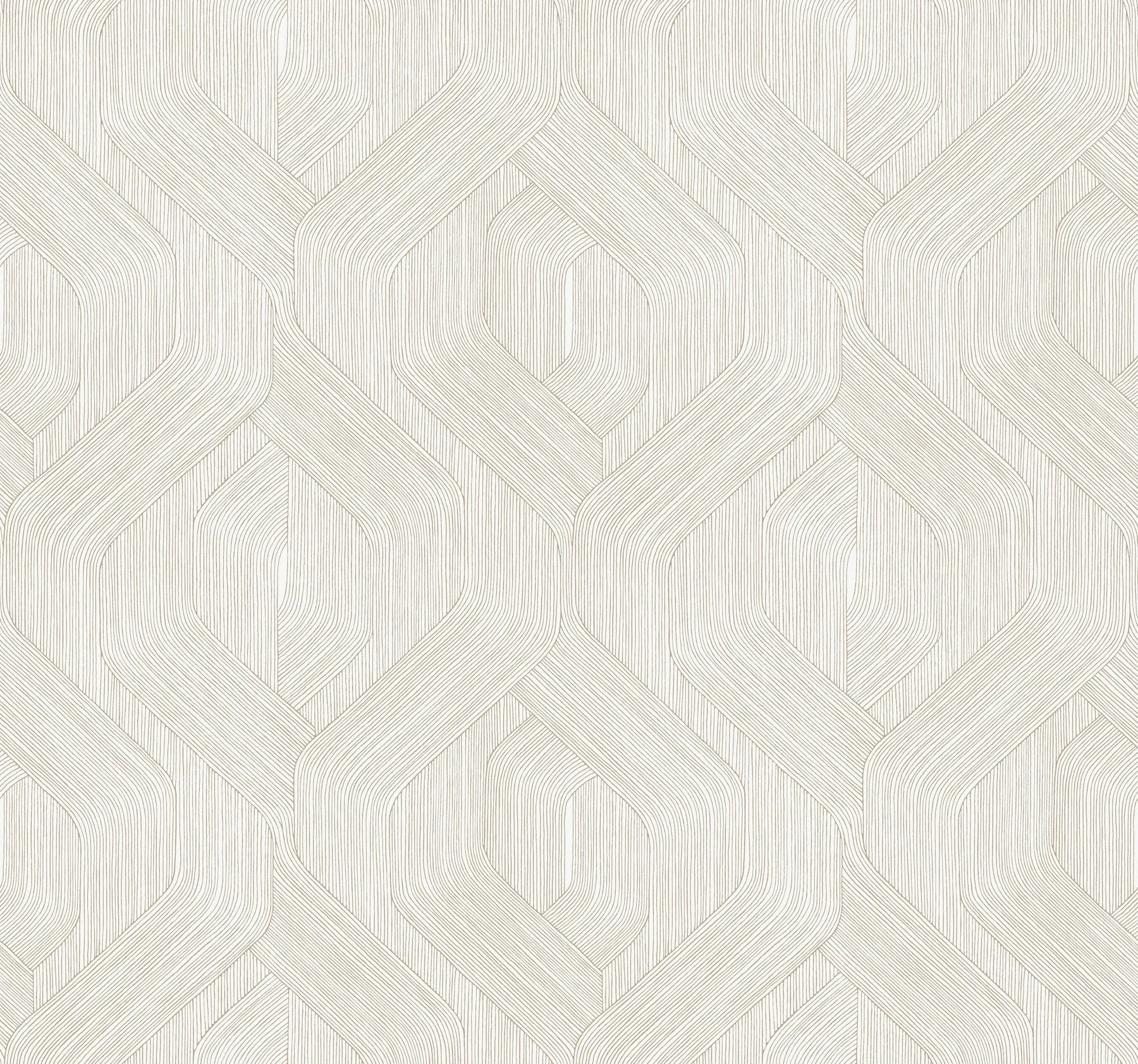 NT6193 | Fine Line Taupe Geometric Wallpaper