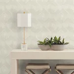 York Designer Series Fine Line Taupe Geometric Wallpaper - SKU NT6193