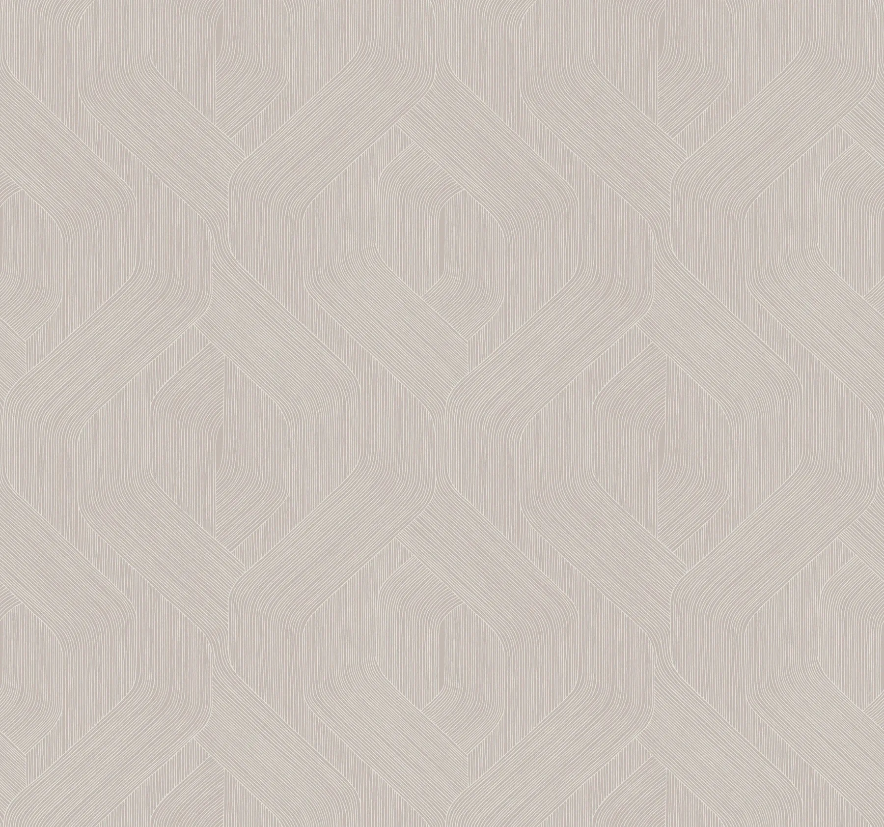 NT6195 | Fine Line Taupe Geometric Wallpaper