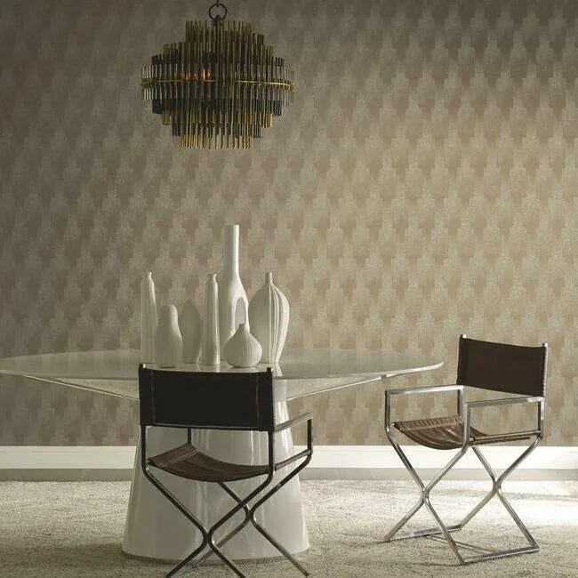 York Designer Series Flapper Metallic Wallpaper - SKU CA1519