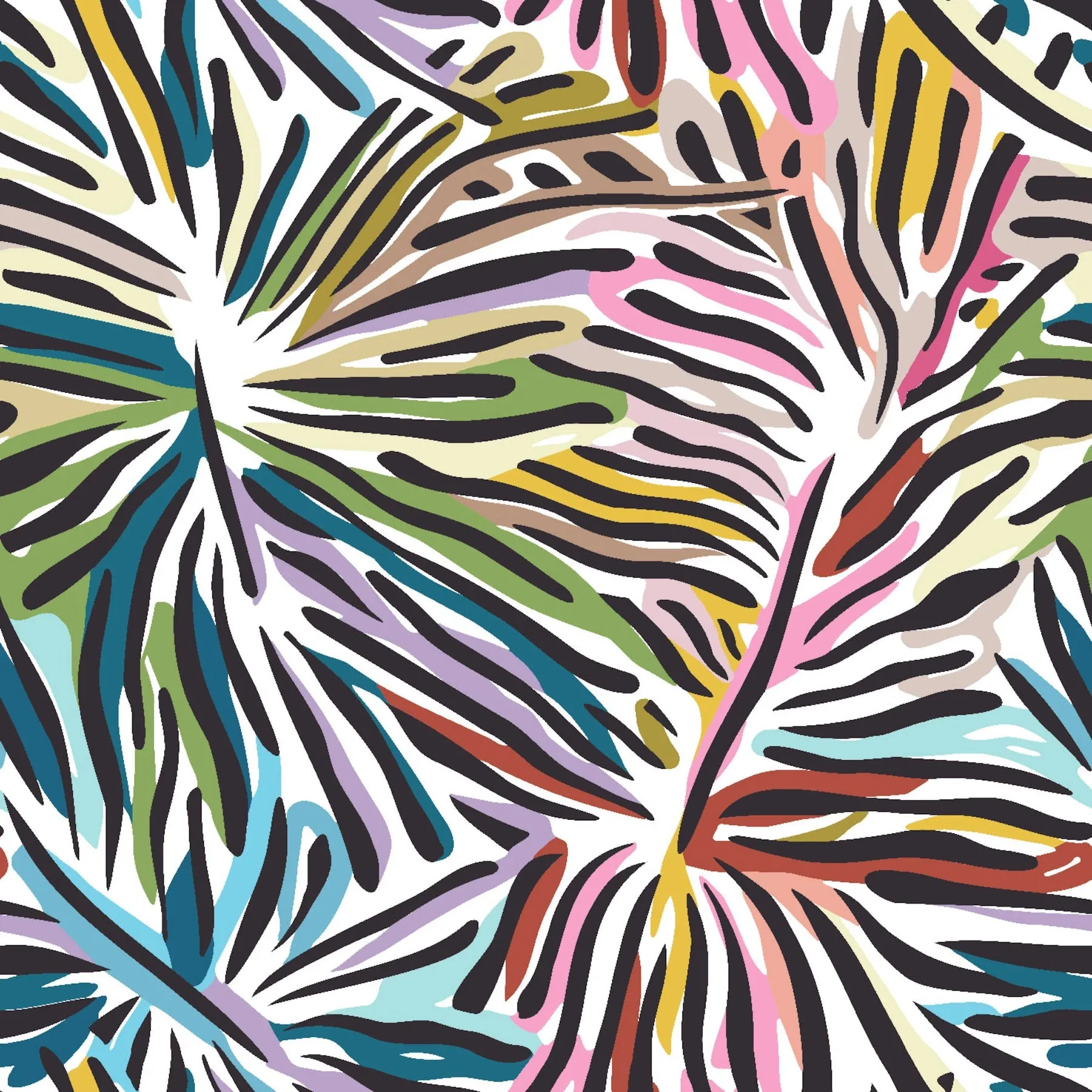 MI10575 | Flora Multicolor Wallpaper