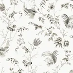 York Designer Series Floral Lace Black Wallpaper - SKU MX9682