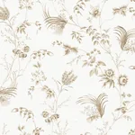 York Designer Series Floral Lace Taupe Wallpaper - SKU MX9681