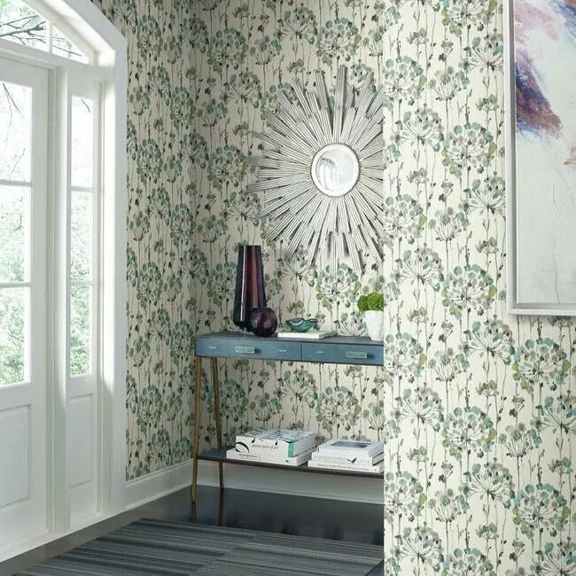 York Designer Series Flourish Gold Metallic Wallpaper - SKU CN2102