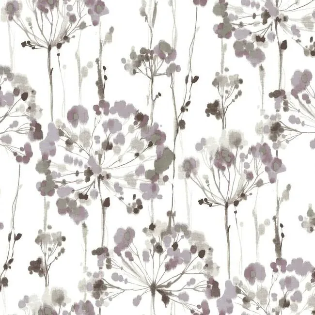 CI2424 | Flourish Purple Wallpaper