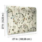 York Designer Series Flourish Teal Wallpaper - SKU CN2100