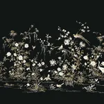 York Designer Series Flowering Vine Chino Black Wall Mural - SKU KT2264M