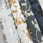 York Designer Series Flutter Vine Blue & Black Wallpaper - SKU DT5021