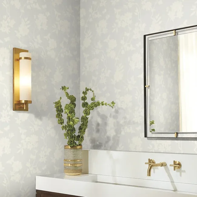 York Designer Series Flutter Vine White Wallpaper - SKU DT5024