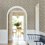 York Designer Series Framboise Merlot Berry Vines Wallpaper - SKU VP1411