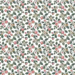 York Designer Series Framboise Pink Berry Vines Wallpaper - SKU VP1412