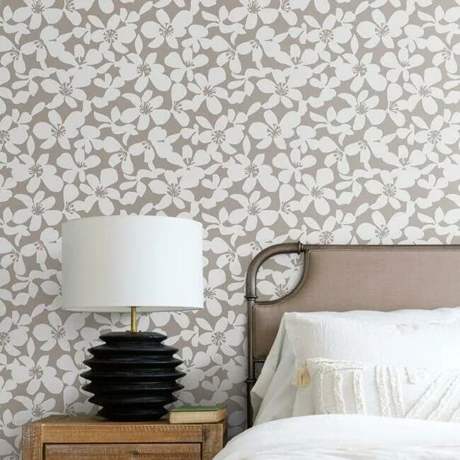 York Designer Series Free Spirit Brown Wallpaper - SKU BO6681
