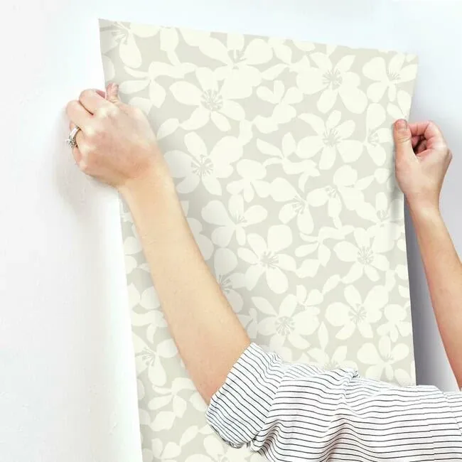 York Designer Series Free Spirit Pearl Wallpaper - SKU BO6683