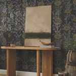 York Designer Series French Marigold Black & Gold Wallpaper - SKU ZA8017