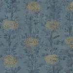 York Designer Series French Marigold Denim & Gold Wallpaper - SKU AF6520