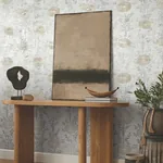 York Designer Series French Marigold White & Gold Wallpaper - SKU AF6516