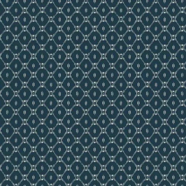 York Designer Series Fretwork Blue Wallpaper - SKU AF6528
