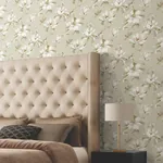 York Designer Series Garden Jewels Linen Wallpaper - SKU DF3312