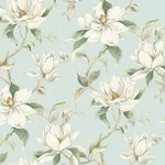 York Designer Series Garden Jewels Spa Wallpaper - SKU DF3315