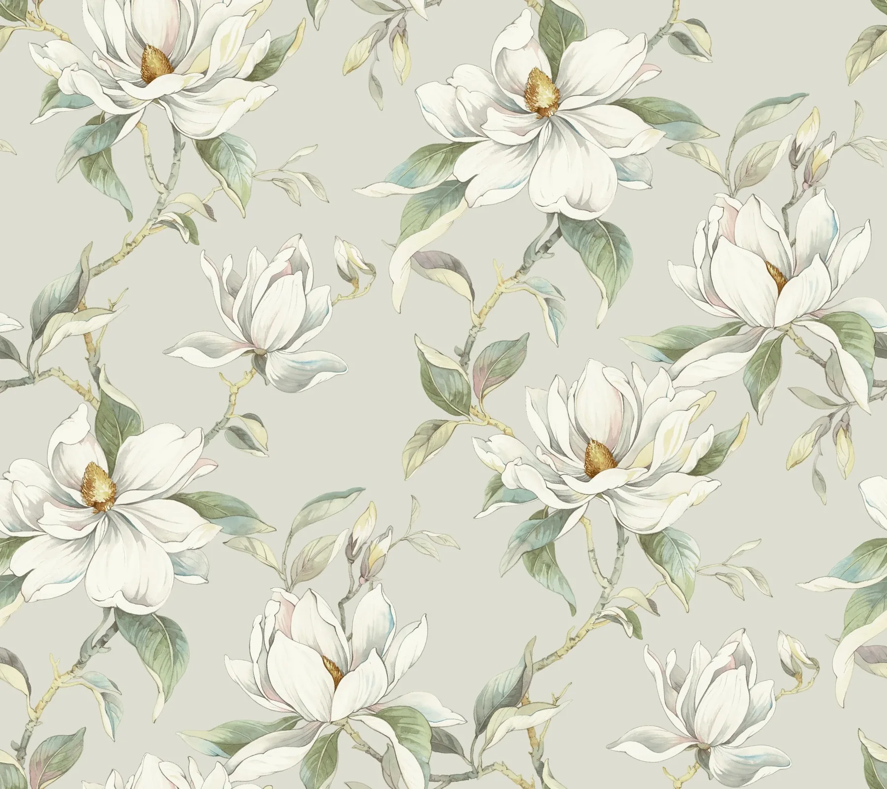 DF3314 | Garden Jewels Warm Grey Wallpaper
