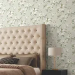 York Designer Series Garden Jewels Warm Grey Wallpaper - SKU DF3314