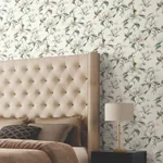 York Designer Series Garden Jewels White Wallpaper - SKU DF3311