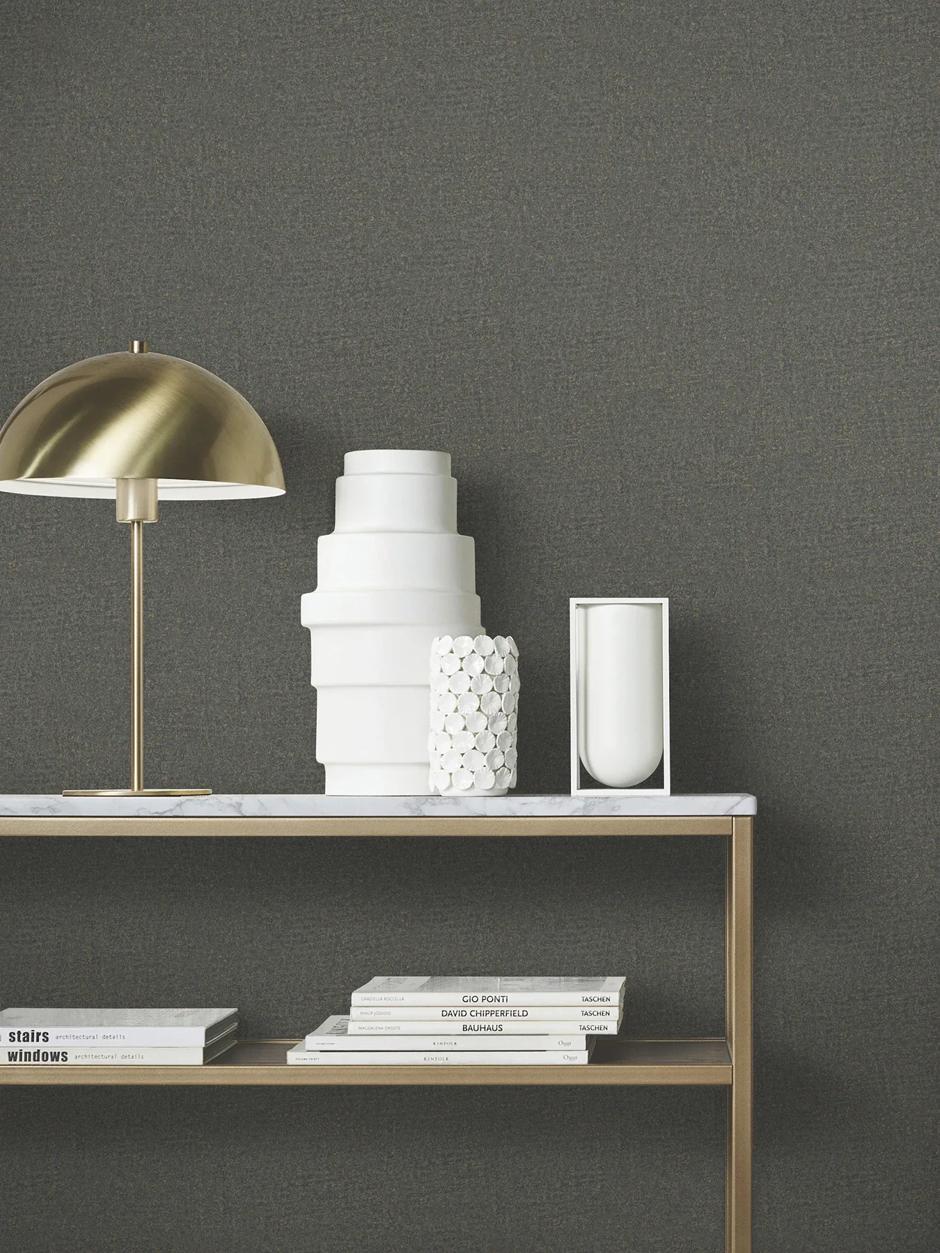 York Designer Series Garden Stone Charcoal Textured Wallpaper | Wallpaper Twins York Designer Series Garden Stone Charcoal Textured Wallpaper - SKU MA35520
