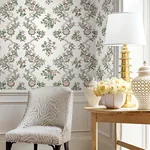 York Designer Series Genevieve Blush Floral Trail Wallpaper - SKU VP1425