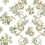 York Designer Series Genevieve Butter Floral Trail Wallpaper - SKU VP1421