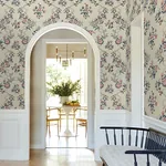 York Designer Series Genevieve Rose Floral Trail Wallpaper - SKU VP1424