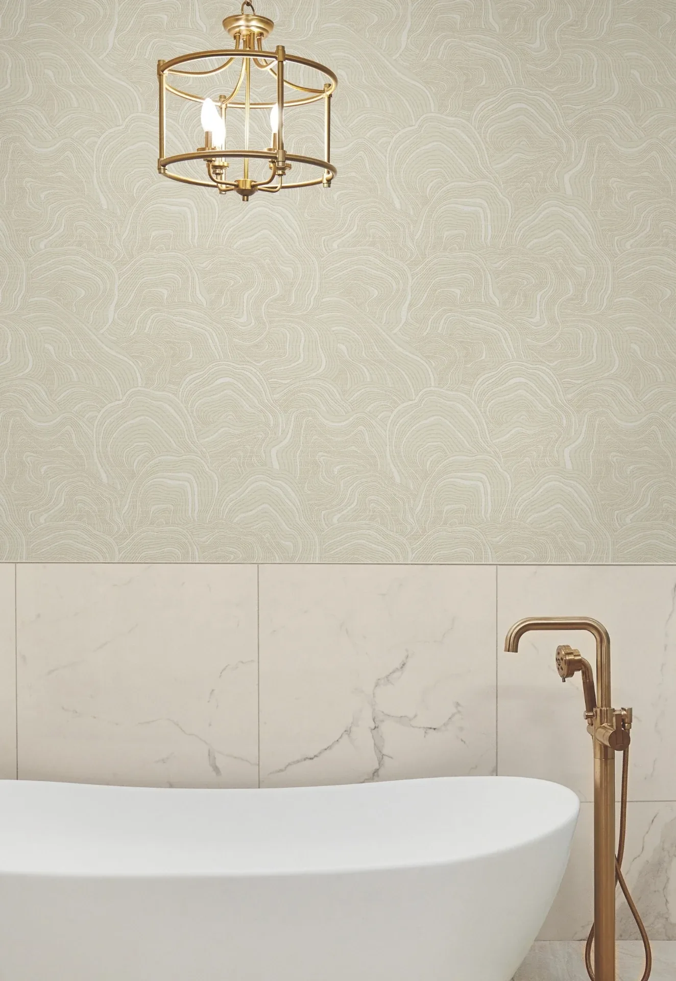 York Designer Series Geodes Cream Wallpaper - SKU KT2161