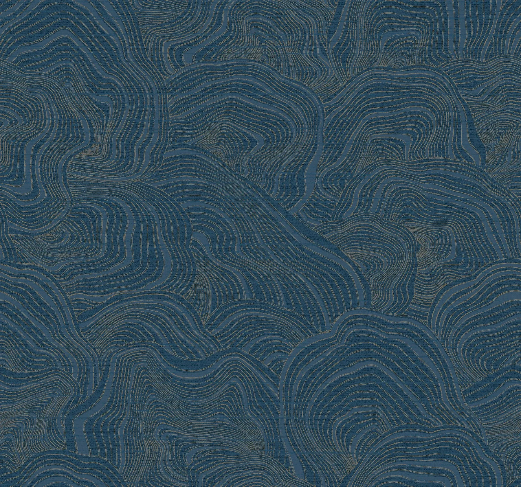 GT4527 | Geodes Navy Wallpaper