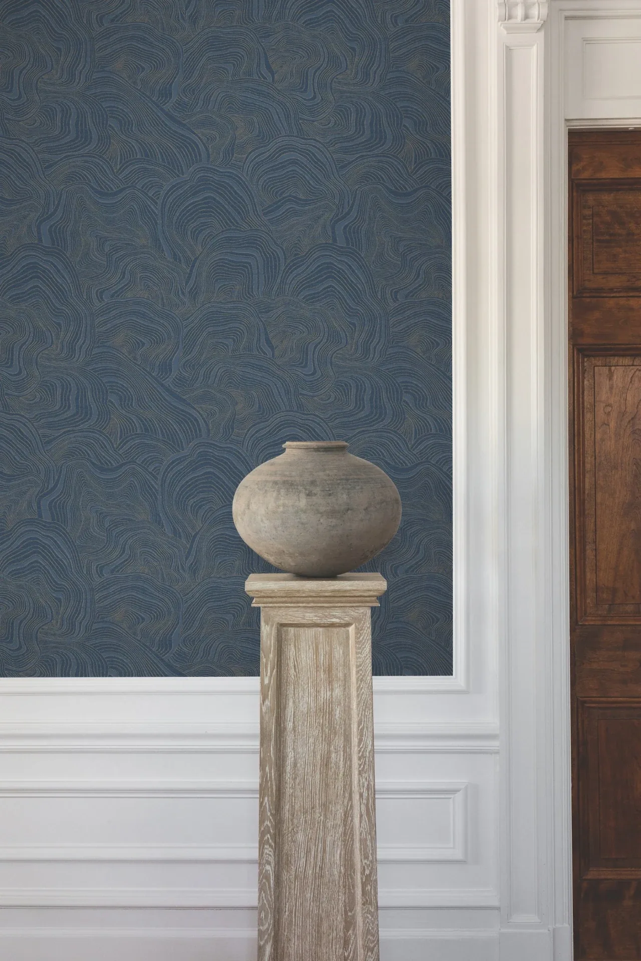 York Designer Series Geodes Navy Wallpaper - SKU GT4527