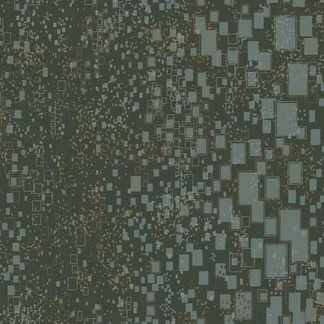 York Designer Series Gilded Confetti Charcoal Wallpaper - SKU CI2325