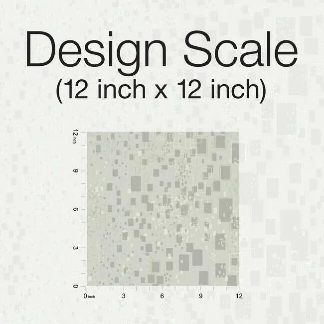 York Designer Series Gilded Confetti Silver & Grey Wallpaper - SKU CI2324