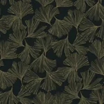 York Designer Series Gingko Toss Black Wallpaper - SKU DD3742
