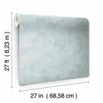 York Designer Series Gingko Toss Blue Wallpaper | Wallpaper Twins York Designer Series Gingko Toss Blue Wallpaper - SKU DD3743