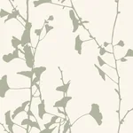York Designer Series Ginkgo Silhouette Sage Cork Wallpaper - SKU VR1510