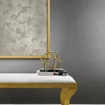 York Designer Series Ginkgo Toss Silver Wallpaper - SKU DD3746