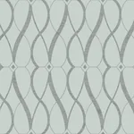 York Designer Series Graceful Geo Spa & Silver Wallpaper - SKU MD7172