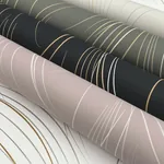 York Designer Series Graceful Wisp Blonde Wallpaper - SKU EV3937